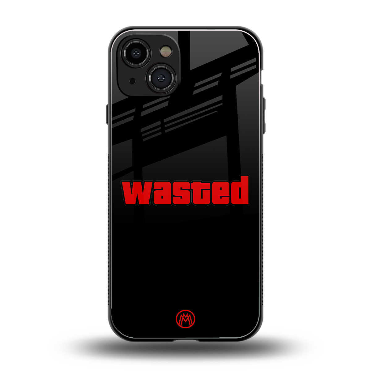 wasted back phone cover | glass case for iphone 15