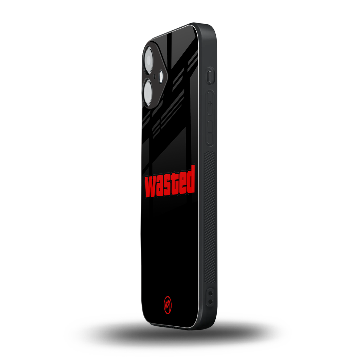 wasted back phone cover | glass case for iphone 16 plus