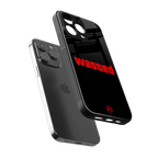 wasted back phone cover | glass case for iphone 16 pro max