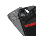 wasted back phone cover | glass case for iphone 13 pro