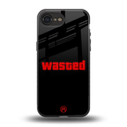 wasted back phone cover | glass case for iphone 16e