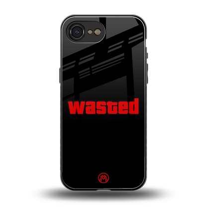 wasted back phone cover | glass case for iphone 16e
