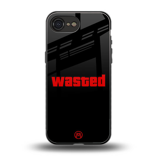 wasted back phone cover | glass case for iphone 16e