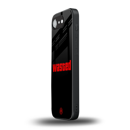 wasted back phone cover | glass case for iphone 16e