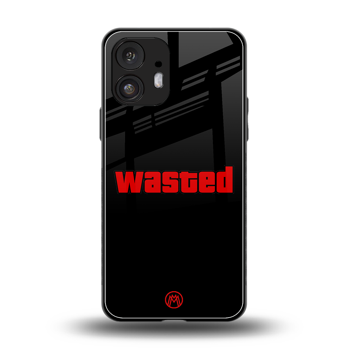 wasted back phone cover | glass case for nothing phone 2