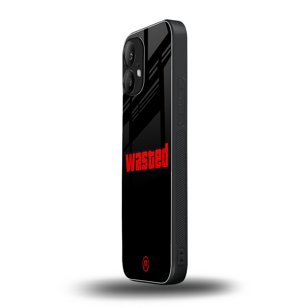 wasted back phone cover | glass case for nothing phone 2