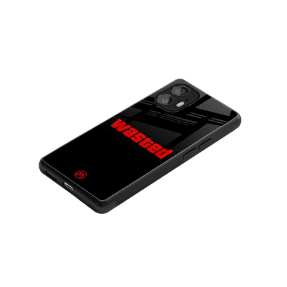 wasted back phone cover | glass case for nothing phone 2