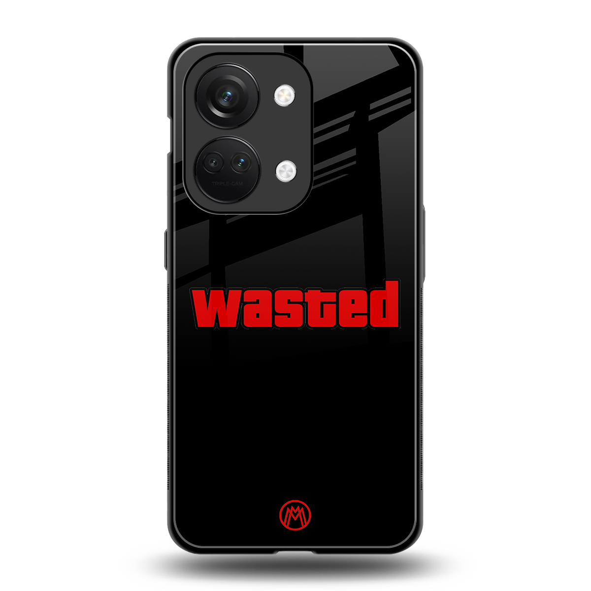 wasted back phone cover | glass case for oneplus nord 3