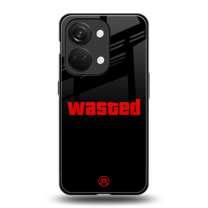 wasted back phone cover | glass case for oneplus nord 3