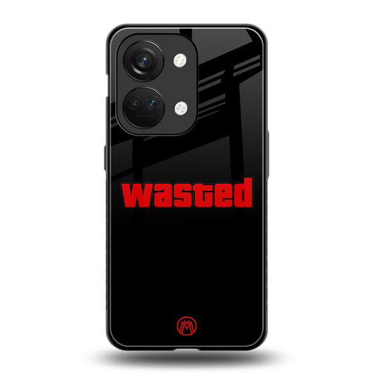 wasted back phone cover | glass case for oneplus nord 3
