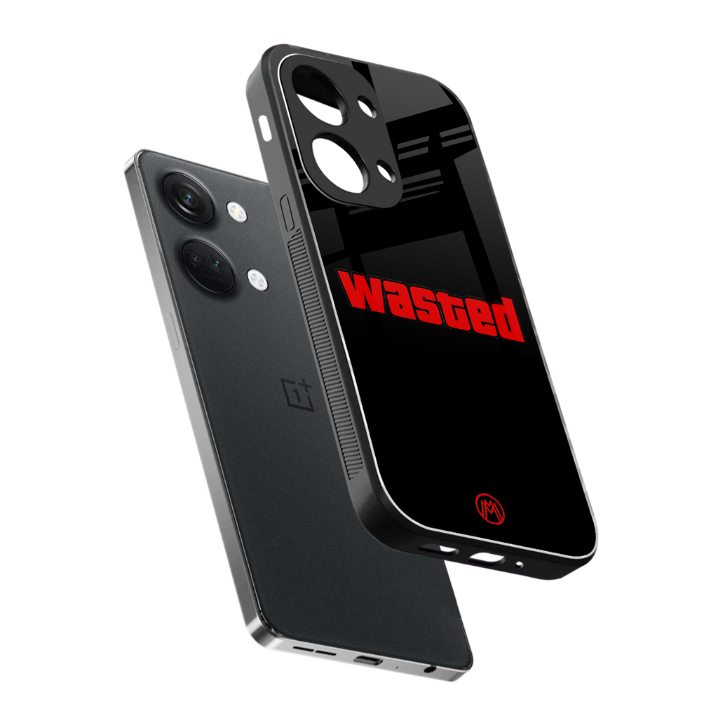 wasted back phone cover | glass case for oneplus nord 3