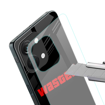 wasted back phone cover | glass case for oneplus nord 3