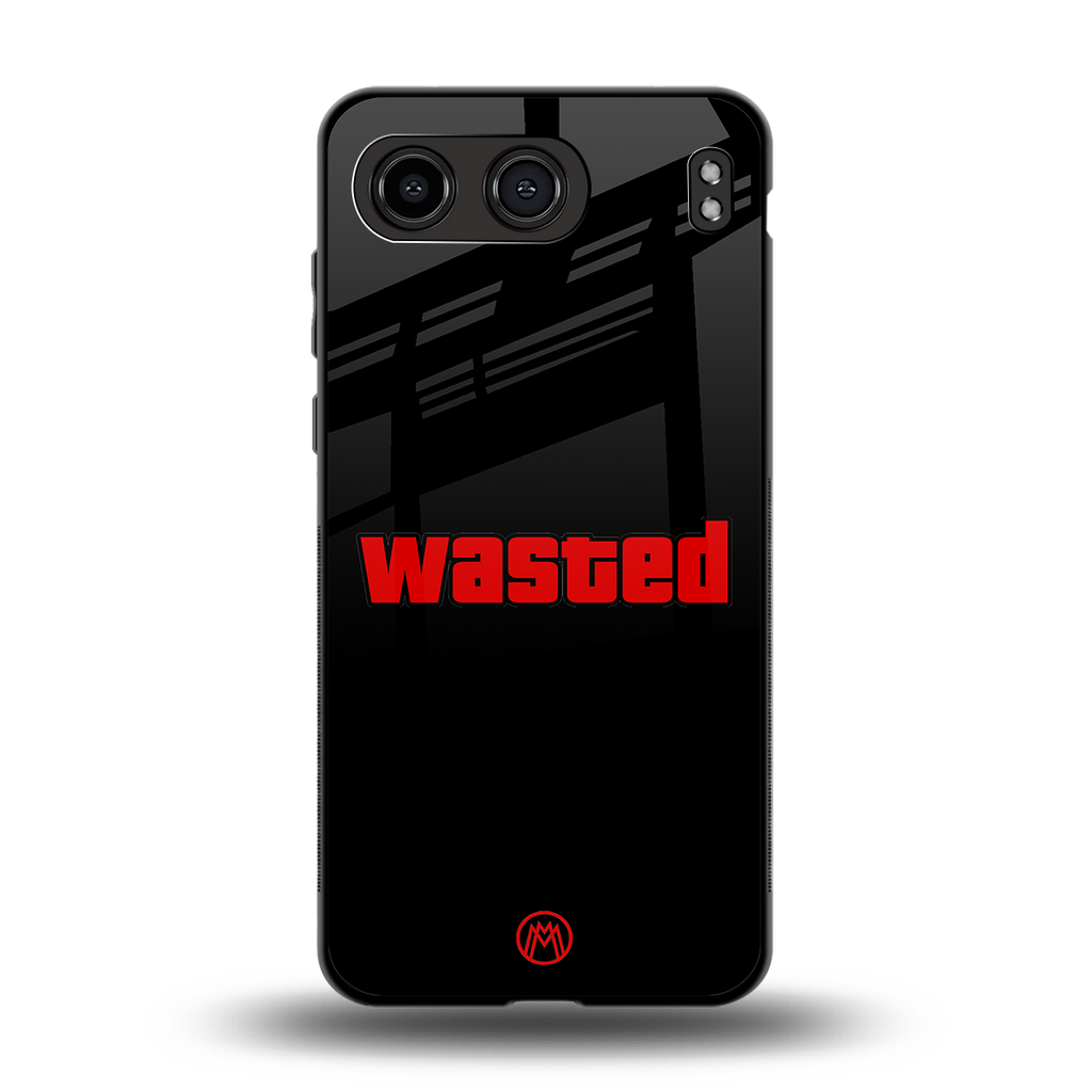 wasted back phone cover | glass case for oneplus nord 4