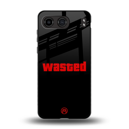 wasted back phone cover | glass case for oneplus nord 4