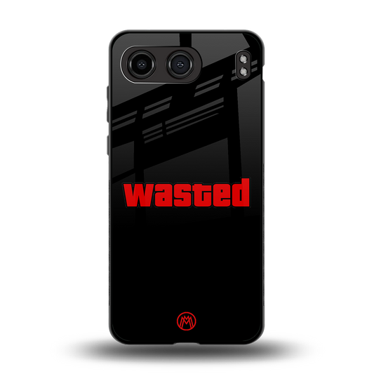 wasted back phone cover | glass case for oneplus nord 4