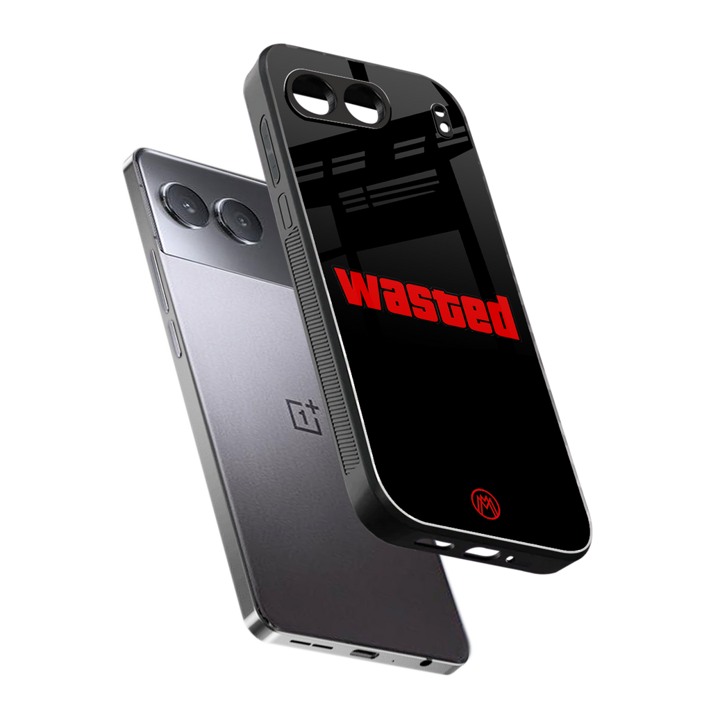 wasted back phone cover | glass case for oneplus nord 4