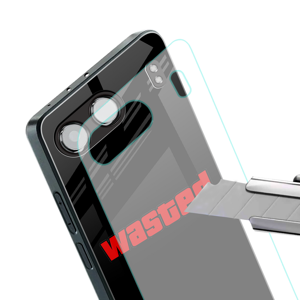 wasted back phone cover | glass case for oneplus nord 4