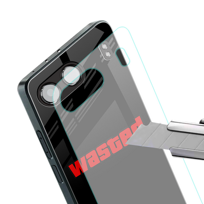 wasted back phone cover | glass case for oneplus nord 4