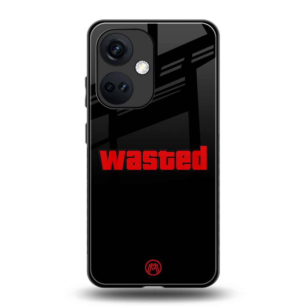 wasted back phone cover | glass case for oneplus nord ce 3