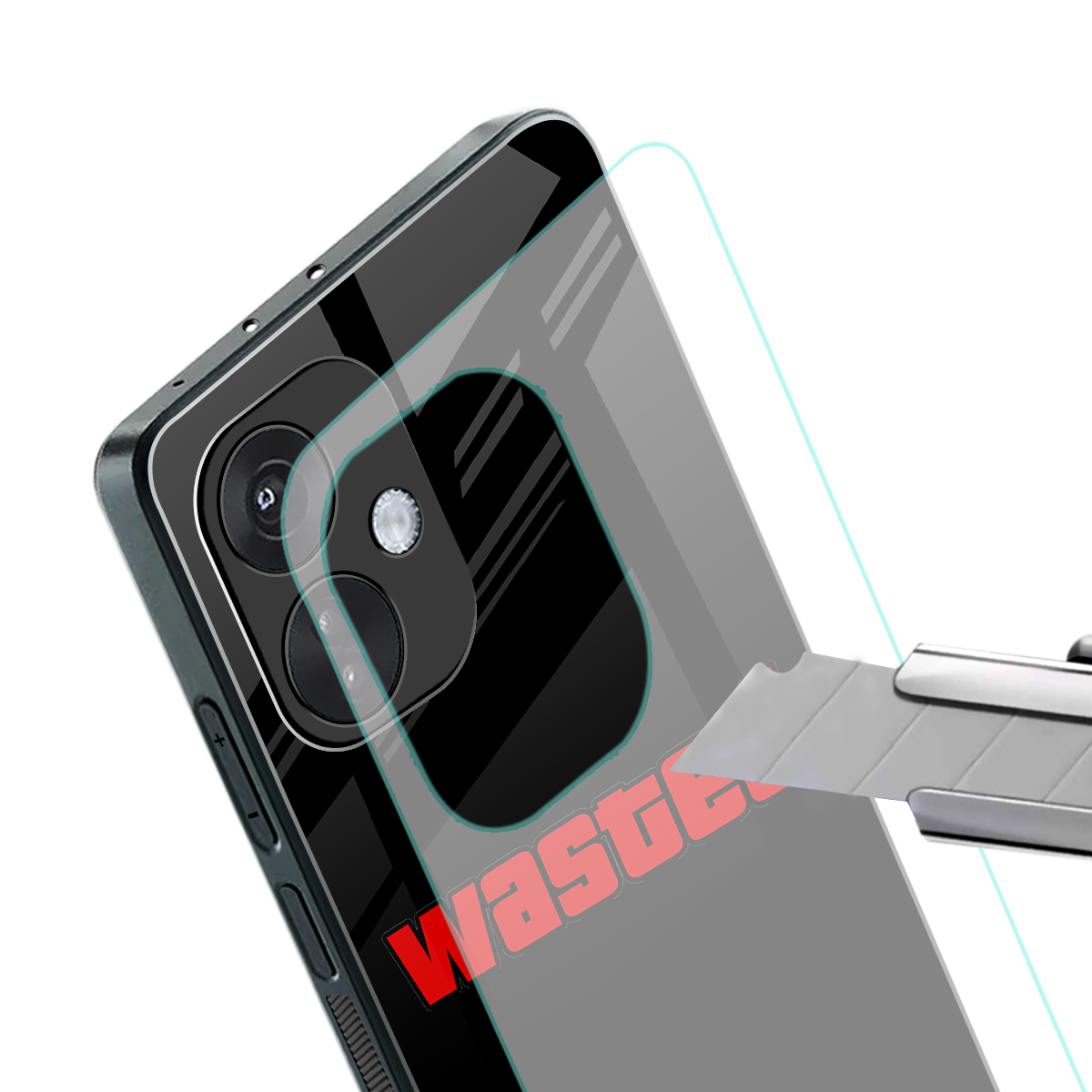 wasted back phone cover | glass case for oneplus nord ce 3