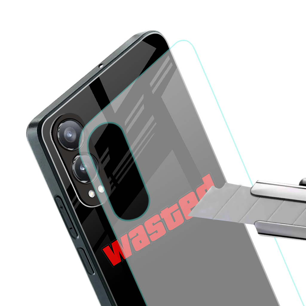wasted back phone cover | glass case for oneplus nord ce 4 lite