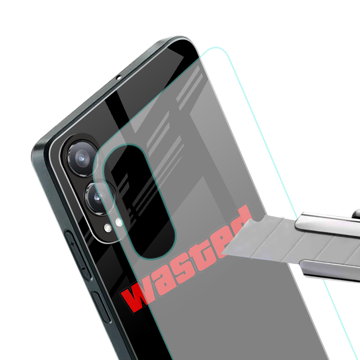 wasted back phone cover | glass case for oneplus nord ce 4 lite