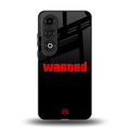 wasted back phone cover | glass case for oneplus nord ce 4