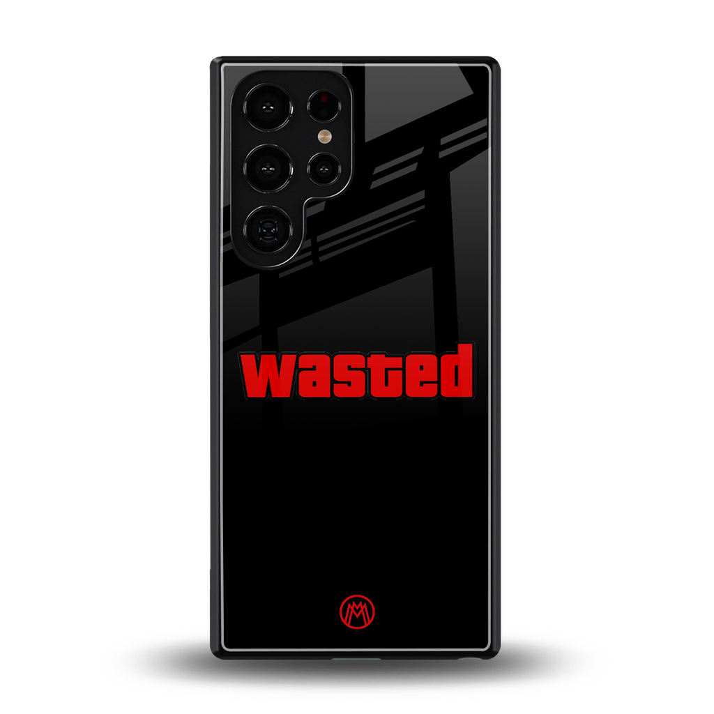 wasted back phone cover | glass case for samsung galaxy s25 ultra
