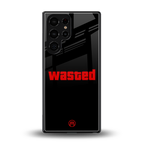 wasted back phone cover | glass case for samsung galaxy s25 ultra