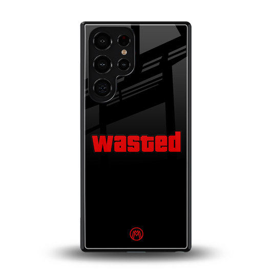 wasted back phone cover | glass case for samsung galaxy s25 ultra