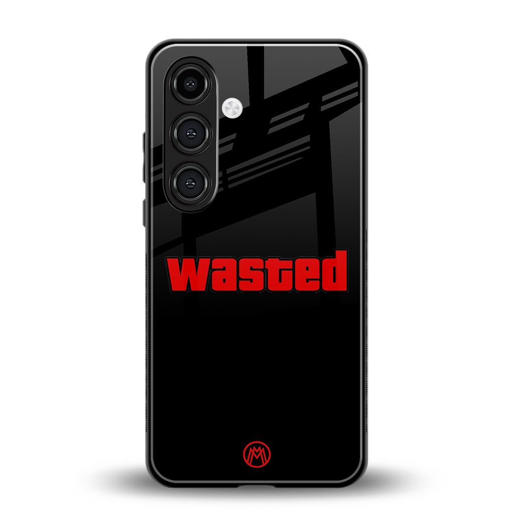 wasted back phone cover | glass case for samsung galaxy s24