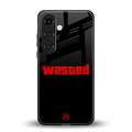 wasted back phone cover | glass case for samsung galaxy s24