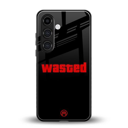 wasted back phone cover | glass case for samsung galaxy s24