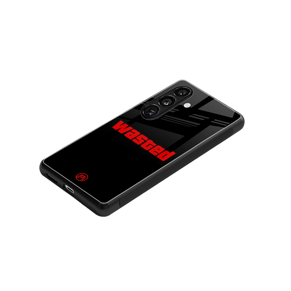 wasted back phone cover | glass case for samsung galaxy s24