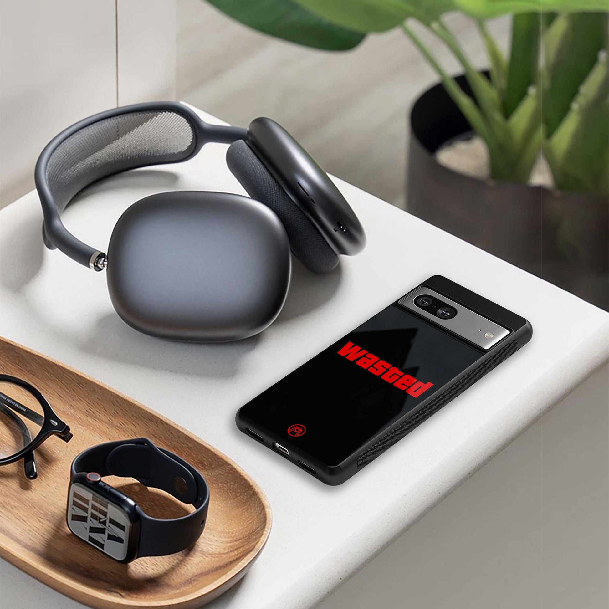 wasted back phone cover | glass case for iphone 16e