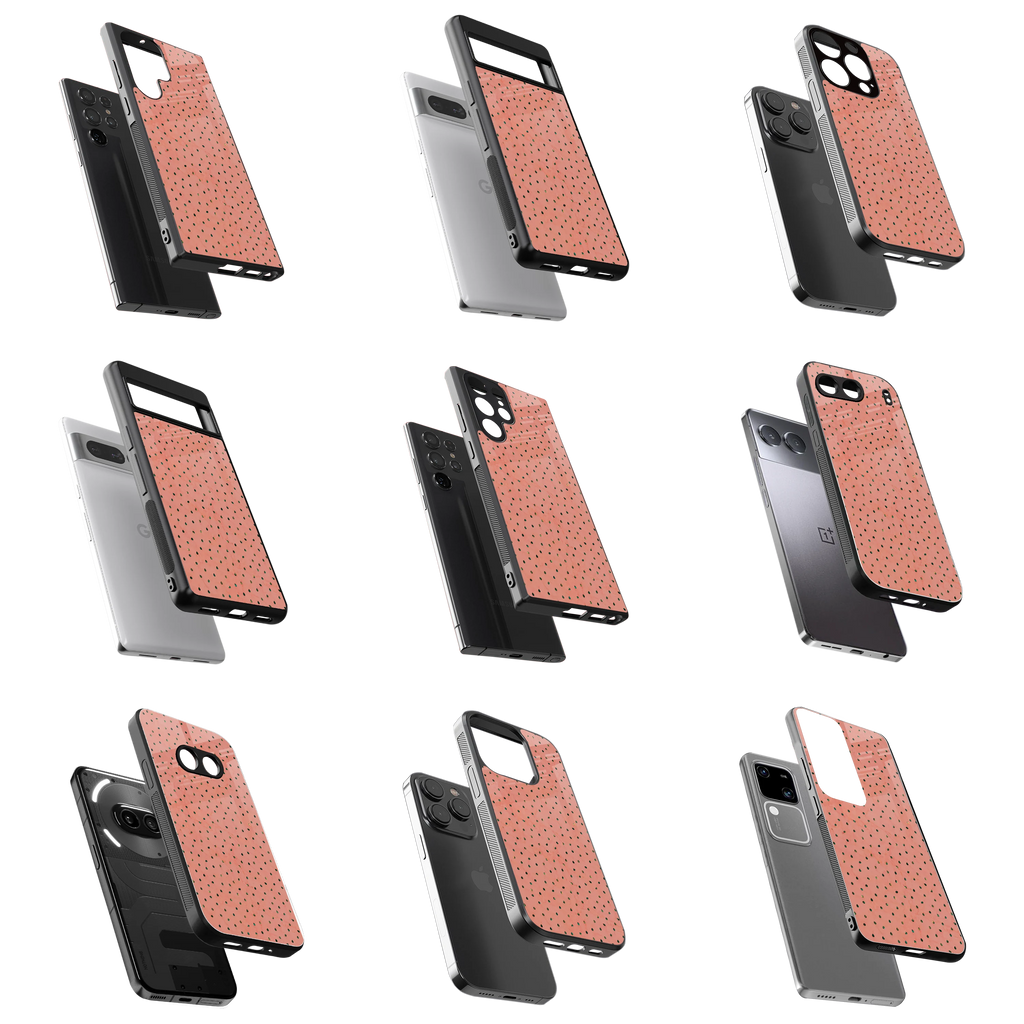Durable Glass Back Mobile Case for iPhone, Samsung, OnePlus, Google Pixel, Redmi, Vivo, Oppo