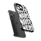 waves back phone cover | glass case for iphone 15 pro max