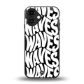 waves back phone cover | glass case for iphone 16