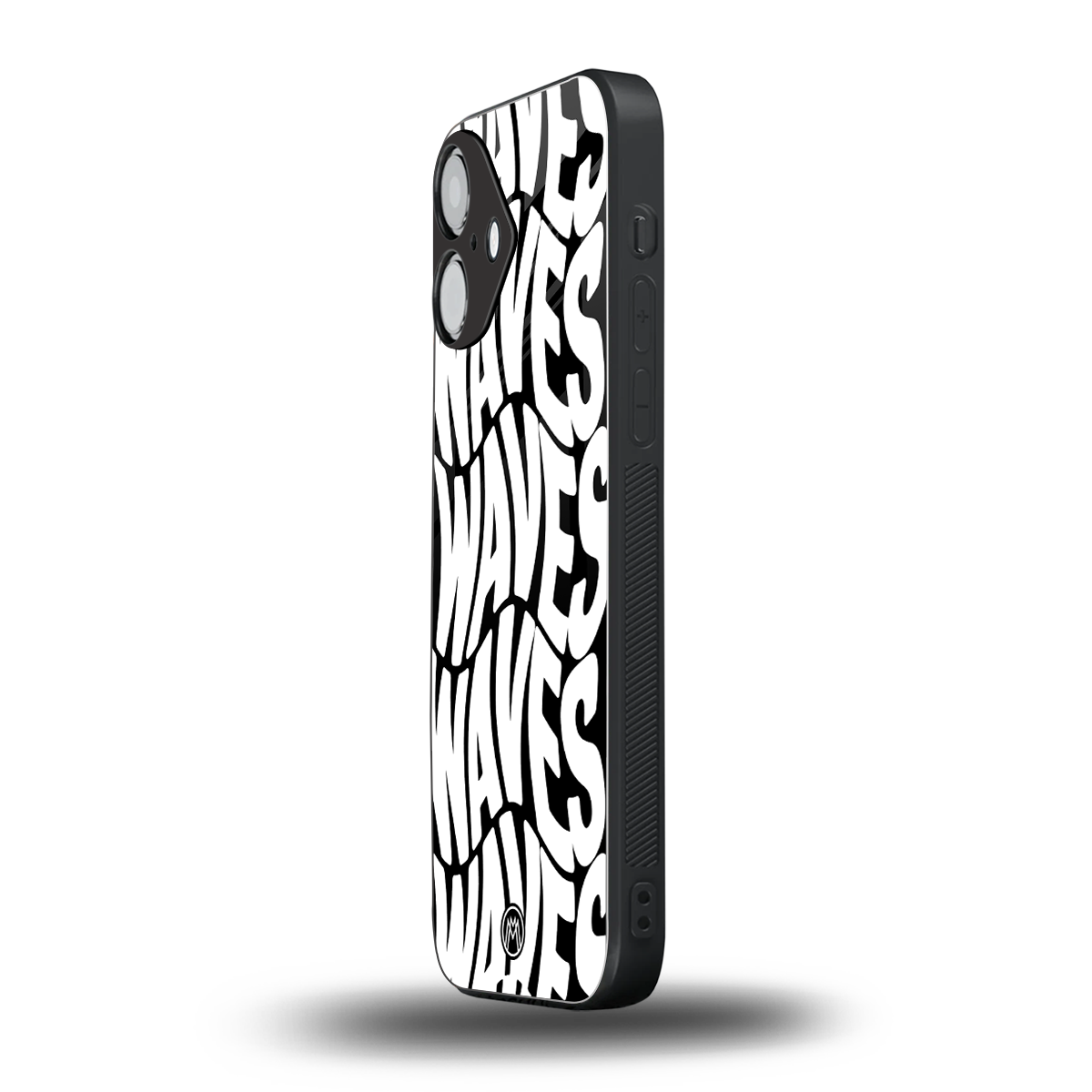 waves back phone cover | glass case for iphone 16