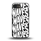 waves back phone cover | glass case for iphone 16e