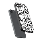waves back phone cover | glass case for iphone 16e