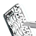 waves back phone cover | glass case for iphone 16e
