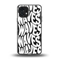 waves back phone cover | glass case for nothing phone 1