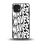 waves back phone cover | glass case for nothing phone 1