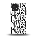 waves back phone cover | glass case for nothing phone 2