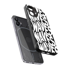 waves back phone cover | glass case for nothing phone 2