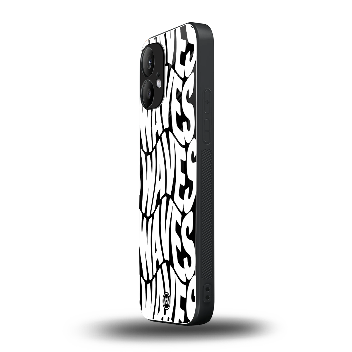 waves back phone cover | glass case for nothing phone 2