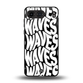 waves back phone cover | glass case for oneplus nord 4