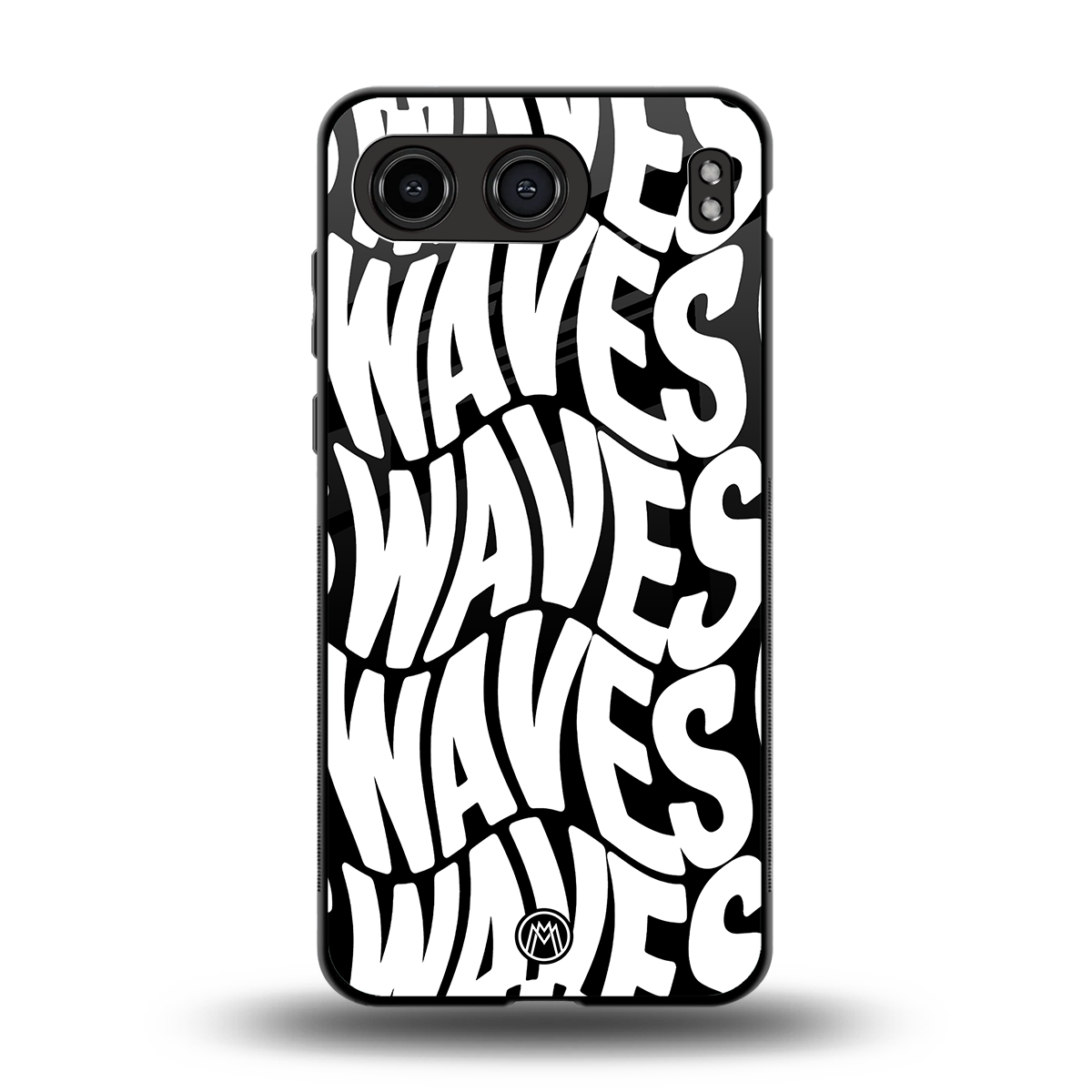 waves back phone cover | glass case for oneplus nord 4
