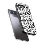 waves back phone cover | glass case for oneplus nord 4